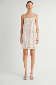 Sequin Camisole Mini Dress I ABED7613