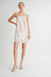 Sequin Camisole Mini Dress I ABED7613