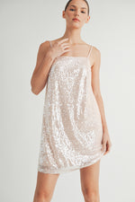 Load image into Gallery viewer, Sequin Camisole Mini Dress I ABED7613
