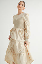 Load image into Gallery viewer, Smocked Bodice Midi Dress I ABED7641 I SHIP:TBD
