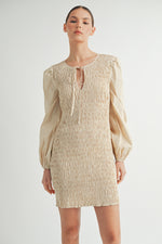 Load image into Gallery viewer, Smocked Mini Dress I ABED7642 I SHIP:TBD

