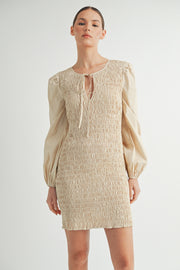 Smocked Mini Dress I ABED7642 I SHIP:TBD