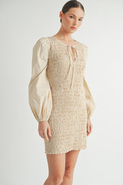 Smocked Mini Dress I ABED7642 I SHIP:TBD