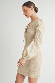 Smocked Mini Dress I ABED7642 I SHIP:TBD