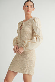 Smocked Mini Dress I ABED7642 I SHIP:TBD