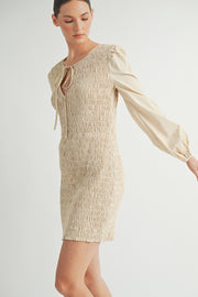 Smocked Mini Dress I ABED7642 I SHIP:TBD
