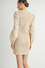 Smocked Mini Dress I ABED7642 I SHIP:TBD