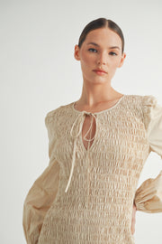 Smocked Mini Dress I ABED7642 I SHIP:TBD