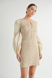 Smocked Mini Dress I ABED7642 I SHIP:TBD