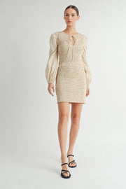 Smocked Mini Dress I ABED7642 I SHIP:TBD