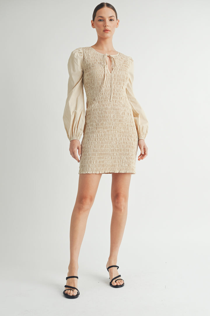 Smocked Mini Dress I ABED7642 I SHIP:TBD