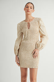 Smocked Mini Dress I ABED7642 I SHIP:TBD