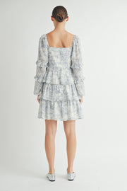 Rosette Detail Ruffled Mini Dress I ABED7644 I SHIP:TBD