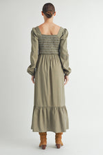 Load image into Gallery viewer, Smocked Maxi Dress I ABED7652
