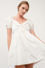 Load image into Gallery viewer, Poplin Babydoll Mini Dress I ABED7686 BLUE  I SHIP 03/31/25
