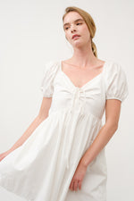 Load image into Gallery viewer, Poplin Babydoll Mini Dress I ABED7686 BLUE  I SHIP 03/31/25
