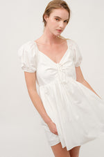 Load image into Gallery viewer, Poplin Babydoll Mini Dress I ABED7686 BLUE  I SHIP 03/31/25
