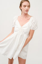 Load image into Gallery viewer, Poplin Babydoll Mini Dress I ABED7686 BLUE  I SHIP 03/31/25
