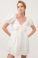 Load image into Gallery viewer, Poplin Babydoll Mini Dress I ABED7686 BLUE  I SHIP 03/31/25
