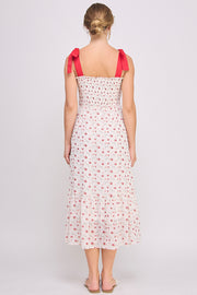 Tie Strap Tiered Maxi Dress | ABED7693 Blue | SHIP 03/31/25