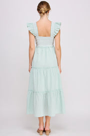 Sleeveless Maxi Dress | ABED7694 Peach