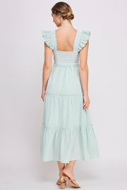 Sleeveless Maxi Dress | ABED7694 Peach