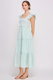 Sleeveless Maxi Dress | ABED7694 Peach