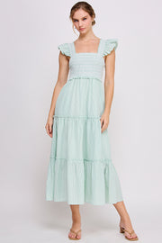 Sleeveless Maxi Dress | ABED7694 Peach