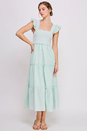 Sleeveless Maxi Dress | ABED7694 Peach