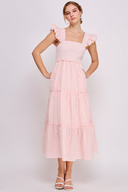 Sleeveless Maxi Dress | ABED7694 Peach