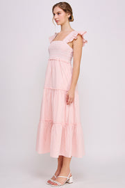 Sleeveless Maxi Dress | ABED7694 Peach