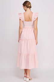 Sleeveless Maxi Dress | ABED7694 Peach