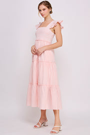 Sleeveless Maxi Dress | ABED7694 Peach