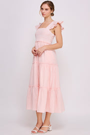 Sleeveless Maxi Dress | ABED7694 Peach