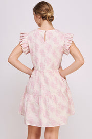 Floral Print Mini Dress | ABED7695 Green