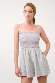 Floral Printed Playsuit  I ABED7711 Pink