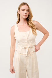 Peplum Top and Wide-Leg Pants Set  I ABED7733 I SHIP 03/31/25