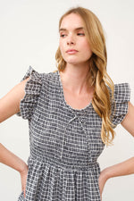 Load image into Gallery viewer, Gingham Smocked Romper  I ABED7734 I SHIP 03/31/25
