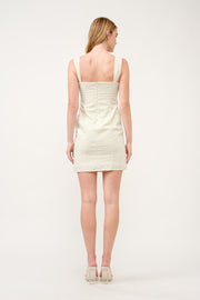 Plaid Bow Strap Mini Dress  I ABED7735 I SHIP 03/31/25