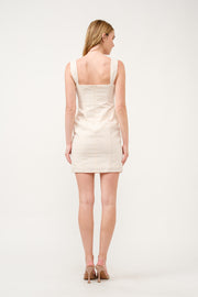 Plaid Bow Strap Mini Dress  I ABED7735 I SHIP 03/31/25