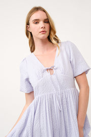 Puff Sleeve Midi Dress  I ABED7738 I SHIP 03/31/25