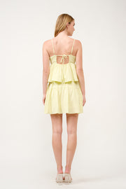 Gingham Ruffle Tiered Set  I ABED7740 I SHIP 03/31/25