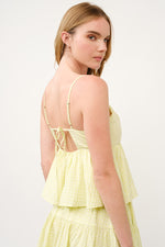 Load image into Gallery viewer, Gingham Ruffle Tiered Set  I ABED7740 I SHIP 03/31/25
