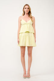 Gingham Ruffle Tiered Set  I ABED7740 I SHIP 03/31/25