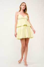 Gingham Ruffle Tiered Set  I ABED7740 I SHIP 03/31/25