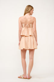 Gingham Ruffle Tiered Set  I ABED7740 I SHIP 03/31/25