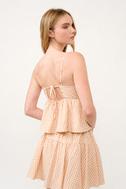 Gingham Ruffle Tiered Set  I ABED7740 I SHIP 03/31/25