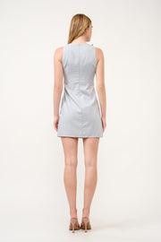 Bow Detail Mini Dress  I ABED7741 I SHIP 03/31/25