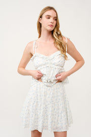 Floral Tiered Ruffle Set  I ABED7742 I SHIP 03/31/25