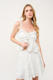 Floral Tiered Ruffle Set  I ABED7742 I SHIP 03/31/25